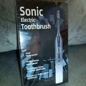 SONIC ELECTRIC TOOTHBRUSH WITH ANTIBACTERIAL BRUSH HEAD